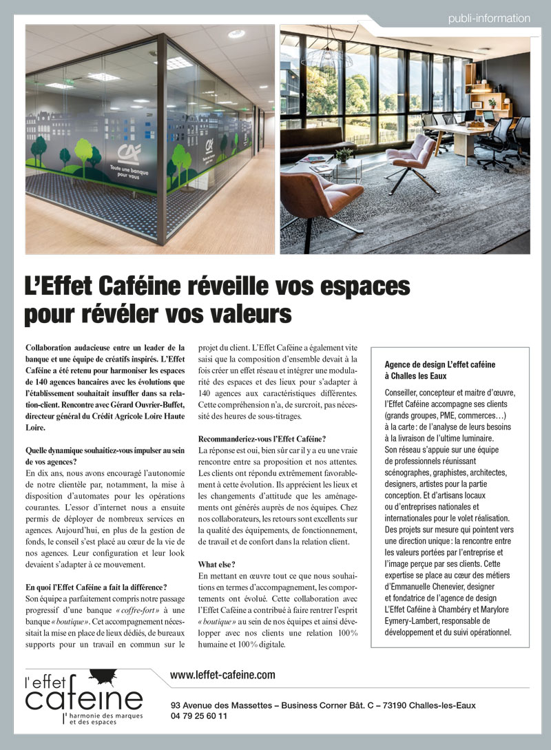 Publication les ecos effetcafeine