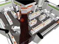 Amenagement interieur pharmacie saint bruno conception 3D 1